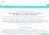 HZ Mietservice Wachtberg - Event Equipment und Partyausstattung mieten!
